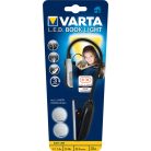 Varta Booklight mini olvasólámpa, Fekete/Ezüst