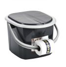 BranQ CEN-47910 műanyag turista WC, 15,5L, Sötétszürke