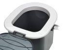 BranQ CEN-47910 műanyag turista WC, 15,5L, Sötétszürke