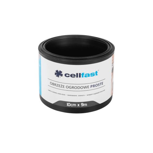 Cellfast CEN-66970 - egyenes kerti szegély 10cm x 9m, fekete