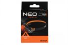 Neo TOP-99-027 LED fejlámpa, újratölthető, 600lm, Fekete/Narancs