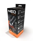 Neo TOP-99-037 LED zseblámpa, újratölthető, 3300lm, Fekete