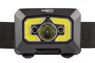 Neo Tools 99-073 fejlámpa, tölthető, usb, 250 lm, cob led + mozgásérzékelővel, Fekete