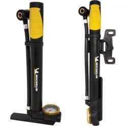   Michelin - mini kerékpár pumpa nyomásmérővel, fekete/sárga