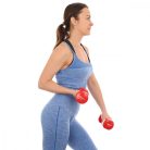 Enero Fit 580246 - kézi súlyzó, 3kg, piros