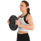 Enero Fit 585241 - öntöttvas súlytárcsa, 15kg, fekete