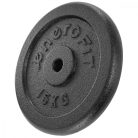 Enero Fit 585241 - öntöttvas súlytárcsa, 15kg, fekete