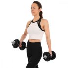 Enero Fit 585463 - öntöttvas kézi súlyzó, 15 kg, dobozban, fekete/ezüst