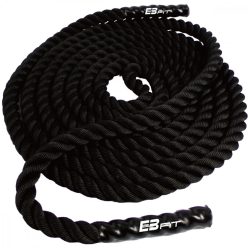 Eb Fit Cross Fit - edzőkötél, 9m/38mm, 7kg, fekete