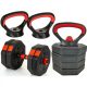 Eb Fit 1039183 - kettlebell súlyzó, 10kg, fekete/piros