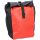 Dunlop 1042305 - egyoldalas kerékpár csomagtartó táska, 15L, piros/fekete