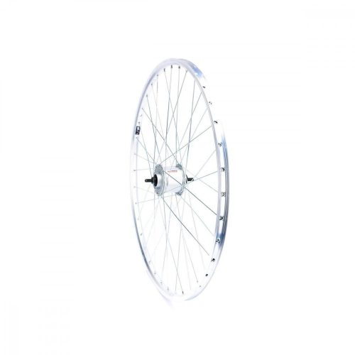 Shimano 1045986 - 28"-os kerékpár első kerék, ezüst