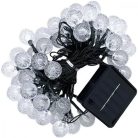 Saska Garden 1055329 - napelemes lámpa füzér, 40LED, 4,9m, többszínű