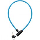 Xqmax Cable Lock - kulcsos kerékpárzár, 65cm, kék