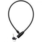 Xqmax Cable Lock - kulcsos kerékpárzár, 65cm, fekete