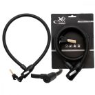 Xqmax Pro Cable Lock - kulcsos kerékpárzár, 80cm, fekete