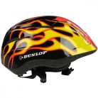 Dunlop Kids Helmet - állítható gyerek kerékpáros sisak (48-52cm), tűz mintás