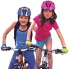 Dunlop Kids Helmet - állítható gyerek kerékpáros sisak (48-52cm), tűz mintás