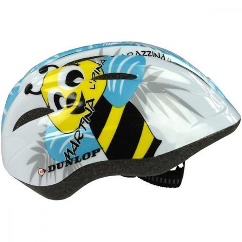 Dunlop Kids Helmet - állítható gyerek kerékpáros sisak (48-52cm), méhecske mintás