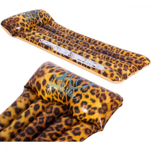 Jleisure Sparkle Shine Leopard - gumimatrac, 169x69x25cm, leopárd mintás