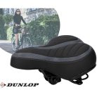 Dunlop 2076829 - rugós kerékpár nyereg, fekete