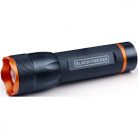 Black + Decker 235141 - taktikai alumínium LED zseblámpa, 3W, 120lm, fekete/narancs