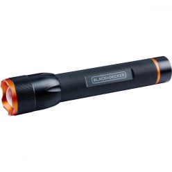   Black + Decker 235196 - taktikai alumínium LED zseblámpa, 12W, 1200lm, fekete/narancs