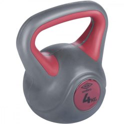   Umbro Kettlebell 4kg - kettlebell súlyzó, szürke/rózsaszín