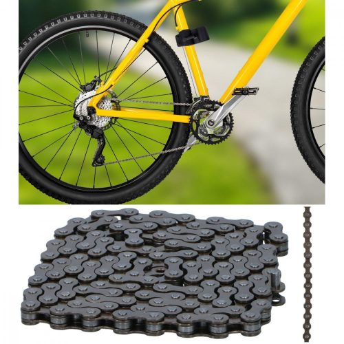 Bicycle Gear 476209 - 116 szemes kerékpárlánc, mtb 6 sebességes, fekete