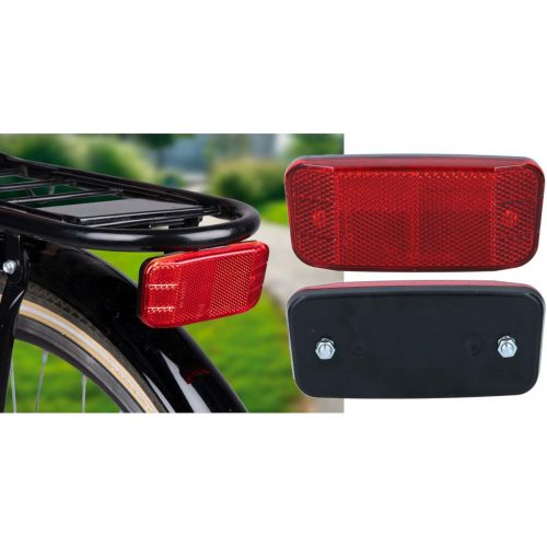 Dunlop 476315 - kerékpár hátsó lámpa, piros/fekete