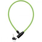 Xqmax Cable Lock - kulcsos kerékpárzár, 65cm, zöld