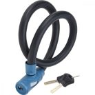 Xqmax Pro Cable Lock - kulcsos kerékpárzár, 80cm, kék