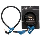 Xqmax Pro Cable Lock - kulcsos kerékpárzár, 80cm, kék