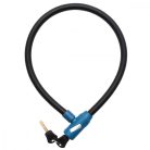 Xqmax Pro Cable Lock - kulcsos kerékpárzár, 80cm, kék