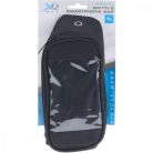 Xqmax 7048943 - kerékpár váztáska telefontartóval, fekete