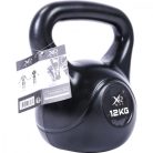 Xqmax 7075864 - kettlebell súlyzó, 12kg, fekete