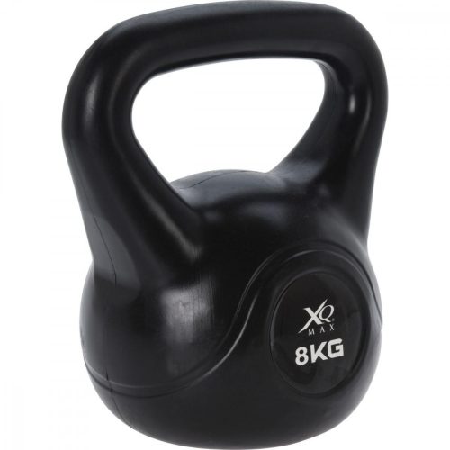 Xqmax 7075871 - kettlebell súlyzó, 12kg, fekete