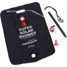 Redcliffs Super Solar Shower - napelemes kemping zuhany (15L), fekete