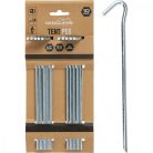 Redcliffs Tent Peg - 10db-os fém sátorrögzítő (17cm), ezüst