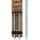 Redcliffs Tent Peg - 10db-os fém sátorrögzítő (23cm), ezüst