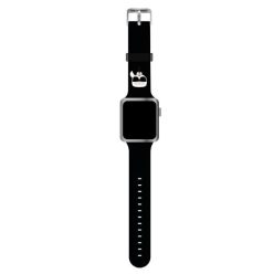   Karl Lagerfeld Silicone Karl Head KLAWMSLKK - Apple Watch 38 / 40 / 41mm szilikon szíj, fekete