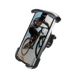   Crong BikeClip Enduro - kerékpáros telefontartó, 4,6-6,8", fekete