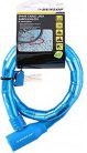 Dunlop Snake Cable Lock - kulcsos kerékpárzár, 80cm, kék