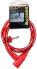 Dunlop Snake Cable Lock - kulcsos kerékpárzár, 80cm, piros