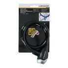 Dunlop Cable Lock - kulcsos kerékpárzár, 65cm, fekete