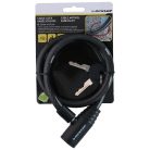 Dunlop Cable Lock - kulcsos kerékpárzár, 65cm, fekete