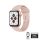 Crong Liquid Band - Apple Watch 42 / 44 / 45 / 49mm szilikon szíj, rózsaszín
