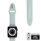 Crong Liquid Band - Apple Watch 38 / 40 / 41mm szilikon szíj, zöld