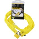 Dunlop Chain Lock - kerékpár zár, 90cm, sárga