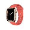 Crong Liquid Band - Apple Watch 42 / 44 / 45 / 49mm szilikon szíj, piros